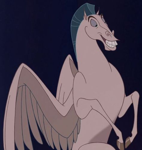 Pegasus - Disney Wiki - Wikia Pegasus Disney, Hercules Characters, Bubblegum Marceline, Disney Horses, Hercules Disney, Disney Sidekicks, Cartoon Horse, Kingdom Hearts Ii, Belle And Beast