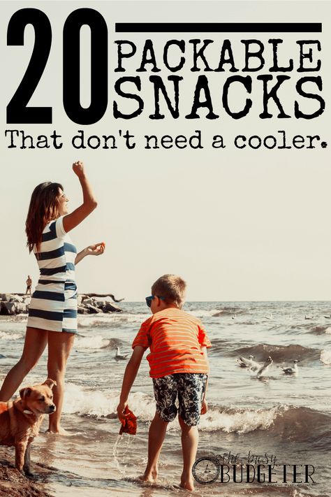 20 Packable Snacks that Don't Need a Cooler Packable Snacks, Backpacking Food Ideas, Amazing Dinners, Pack For The Beach, Busy Budgeter, Car Snacks, Beach Snacks, Healthy Bedtime Snacks, The Best Snacks