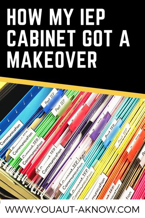 Is your classroom and IEP system a disaster? Check out this IEP organization makeover idea and learn how to organize your stack of IEP documents with these special education organization strategies. Easily implement this in your special education classroom today. Special Education Teacher Organization, Special Education Classroom Organization, Special Education Classroom Setup, Iep Organization, Special Education Organization, Resource Room Teacher, Middle School Special Education, Life Skills Curriculum, Homeschool Preschool Curriculum