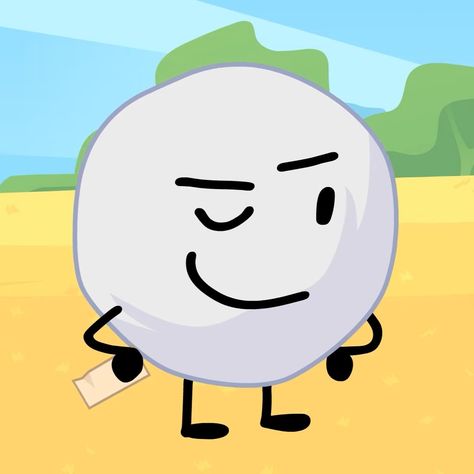 Bfb Snowball, Snowball Bfdi, Bfdi Characters, Grumpy Man, Funny Talking, He Is My Everything, Paper Puppets, I Dont Have Friends, I Want Him