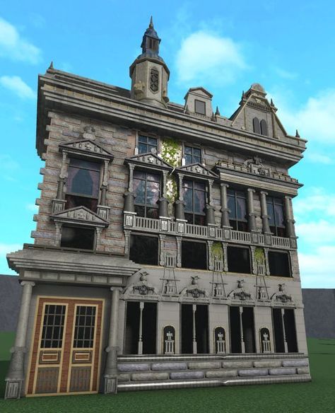 Cottage Core Bloxburg House, Bloxburg Cottage, Castle House Design, Architectural Wall, House Plans With Pictures, Apartment Exterior, Bloxburg House Ideas Layout, House Decorating Ideas Apartments, City Layout