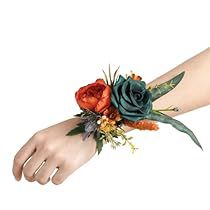 Orange Wrist Corsage, Enchanted Forest Prom, Wedding Wrist Corsage, Prom Flowers Corsage, Homecoming Flowers, Prom Corsages, Wrist Corsage Prom, Orange Terracotta, Wrist Corsages