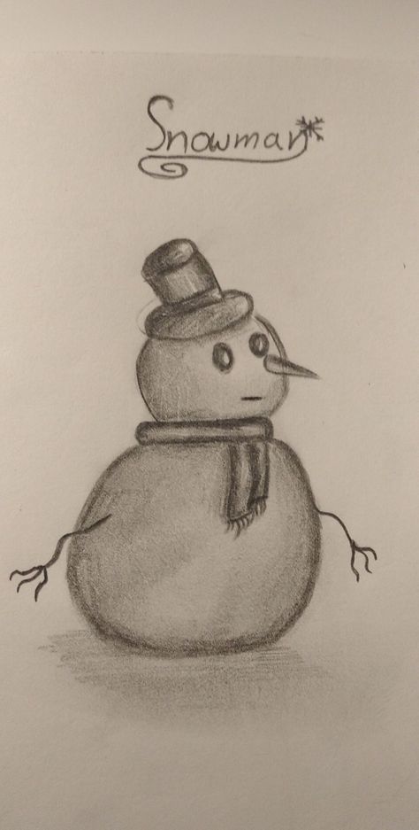 Snowman Sketch Easy, Snowman Drawing Ideas, Santa Sketch, Snowman Sketch, Christmas Drawings Art Sketch, Christmas Sketches, Snowman Drawing, Best Fiends, Christmas Sketch