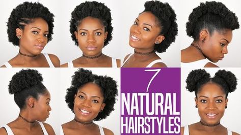 7 Natural Hairstyles For Short to Medium Length 4B/C Natural Hair - https://blackhairinformation.com/video-gallery/7-natural-hairstyles-short-medium-length-4b-c-natural-hair/ Medium Length Natural Hairstyles, Medium Natural Hair Styles, Natural Hairstyles For Black Women, Cute Natural Hairstyles, 4c Natural Hair, Pelo Afro, 4c Hair, Natural Hair Styles Easy, Queen Hair