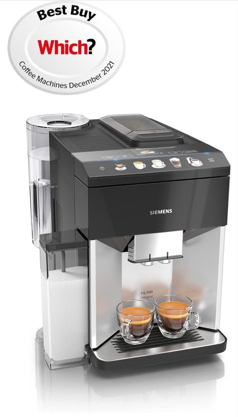 The pin features the Siemens TQ503GB1 EQ.500 Bean to Cup Coffee Machine in a sleek silver and black design. Its modern and elegant appearance is showcased, with an intuitive control panel and built-in grinder. The pin captures the essence of the machine's functionality, delivering a customizable bean to cup coffee experience. The silver and black color combination adds a touch of sophistication. It is a visually appealing pin representing a top choice for coffee enthusiasts. Different Coffee Drinks, French Press Cold Brew, Espresso Macchiato, Coffee Subscription, Automatic Coffee Machine, Brewing Process, Strong Coffee, Coffee Type, Milk Frother