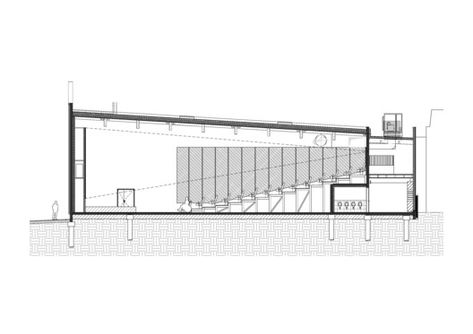 Auditorium Section, Arena Architecture, Theatre Section, Theater Plan, Japanese Shopping, Theatre Hall, Cinema Architecture, Arthouse Cinema, Sports Architecture