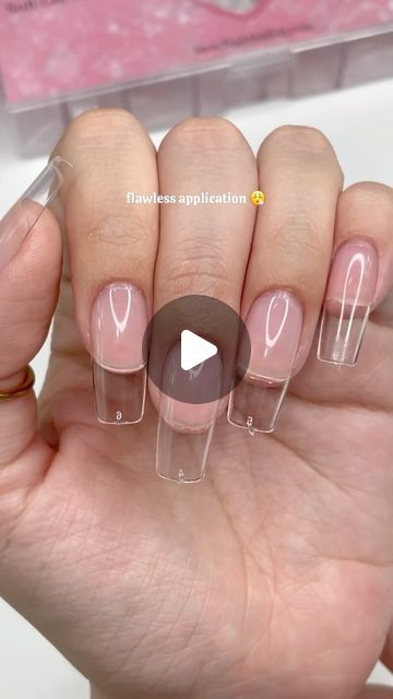 Diy Coffin Shape Nails, Medium Square Nails Designs, Square Nail Tips, Gel Nail Tutorial, Square Nail, Gel Glue, Square Nail Designs, Diy Acrylic Nails, Gel Extensions