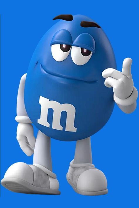 M And M Characters, Blue M And M, Blue M&m Character, Blue M&m, Blue Cartoon Characters, Boy Disney Characters, Despicable Me Funny, Blue Cartoon Character, Smash Cake Ideas