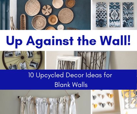 10 Upcycled Decor Ideas for Blank Walls Upcycle Boxes, Fabric Wall Panels, Decoration For Kitchen, Bee Stencil, Upcycled Decor, Chair Art, Wood Chairs, Homemade Art, Upcycled Fabric