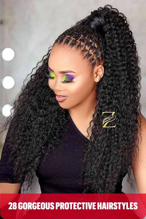 Protective Amazing Braids with Relaxed Long Curls Amazing Braids, Black Curls, Short Box Braids, Hairstyles Black Women, Twist Bun, Caramel Blonde, Protective Hairstyle, Feed In Braid, Cool Braid Hairstyles