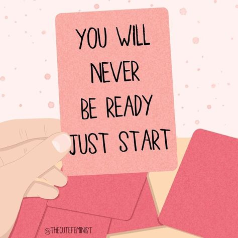 Babe Quotes, Illustration Quotes, Girly Quotes, Positive Self Affirmations, Just Start, Reminder Quotes, Self Love Quotes, Note To Self, Empowering Quotes