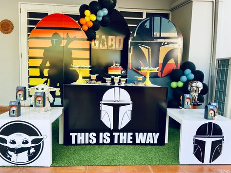 Mandalorian Birthday, Yoda Party, Nerf Party, Star Wars Birthday Party, Star Wars Birthday, Baby Boy Birthday, Star Wars Party, Princess Leia, The Mandalorian