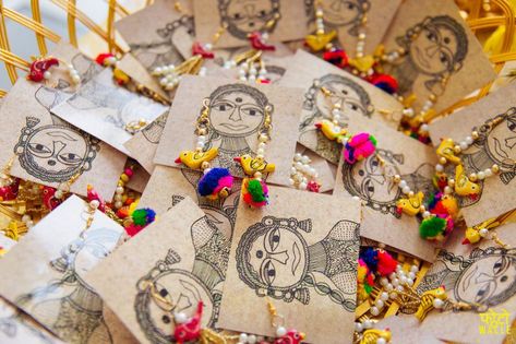 ⁣30 New Mehndi Favors for Bridesmaids | WedMeGood Mehendi Favours, Indian Wedding Gifts, Indian Wedding Favors, Henna Night, Desi Wedding Decor, Elegant Wedding Favors, Mehndi Decor, Indian Gifts, Wedding Favors Cheap