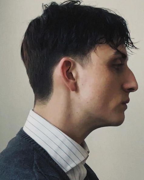 Men Profile Reference, Side Profile Lighting, Man Reference Face, Headshot Base, Thomas Tapy, Men Headshots, Man Profile, Man Haircut, Side Profiles