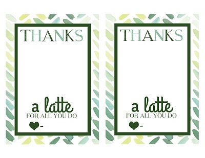 starbucks giftcard holder thanks a latte megan houghton Homemade kindness #thanksalatte Thanks A Latte Free Printable, Starbucks Teacher Gift, Starbucks Gift Card Holder, Teacher Coffee Gifts, Free Starbucks Gift Card, Coffee Gifts Card, Teacher Appreciation Printables, Teacher Gift Card, Appreciation Printable