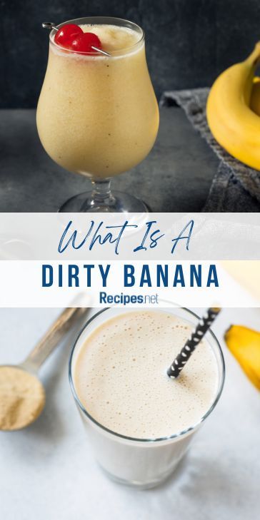 Dive into the Dirty Banana Drink Recipe, a banana frozen cocktail that's a tropical twist on your favorite margaritas. This easy alcoholic drink is perfect for anyone who loves banana cocktails and wants to try a refreshing frozen drink. With simple ingredients and a delightful flavor, it's one of the best frozen cocktail recipes around. Check out Recipes.net for more incredible drinks! Banana Rum Cream Drink Recipes, 99 Bananas Drinks Recipes, Tropical Drinks Recipes Alcohol, Dirty Monkey Drink Recipe, Dirty Banana Drink, Banana Rum Drinks, Dirty Banana Drink Recipe, Banana Cocktails, Tropical Drink Recipes