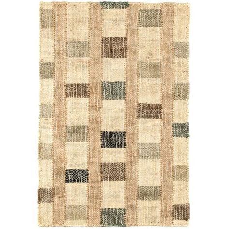 Dash and Albert Rugs Mosaic Hand Loomed Geometric Area Rug in Beige/Blue/Gray | Perigold Blue Gray Area Rug, Dash And Albert Rugs, Sisal Area Rugs, Blue Grey Rug, Dash And Albert, Geometric Area Rug, Jute Rug, White Rug, Geometric Rug