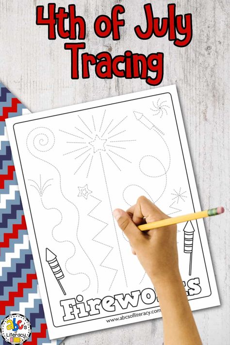 Ab Pattern Activities, Toddler Journal, Patriotic Activities, Preschool Journals, Pre Writing Practice, Fourth Of July Crafts For Kids, Letter Matching Activities, Preschool Fine Motor Activities, Preschool Workbooks