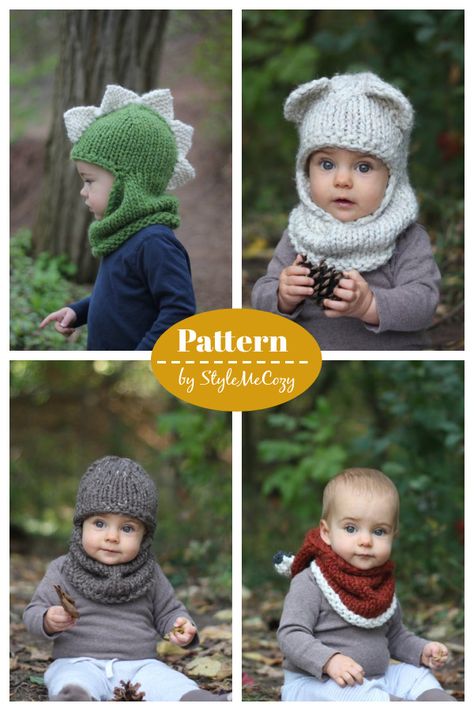 Hat Knitting Patterns Free, Toddler Knitting Patterns, Baby Snood, Snood Knitting Pattern, Kids Hats Patterns, Crochet Baby Bonnet, Beanie Hat Pattern, Kids Knitting Patterns, Crochet Baby Beanie