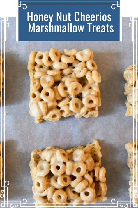 Cheerios Marshmallow Treats, Cheerios Dessert, Cheerios Treats, Marshmellow Treats, Cheerios Snacks, Marshmallow Treats Recipe, Cheerio Treats, Cheerios Recipes, Recipe Using Honey