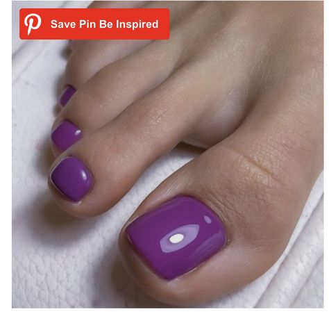 Purple Toe Nails, Pedicure And Manicure, Nail 2024, Feet Nail Design, Pedicure Colors, Toe Nail Color, Pretty Toe Nails, Cute Toe Nails, Summer Toe Nails