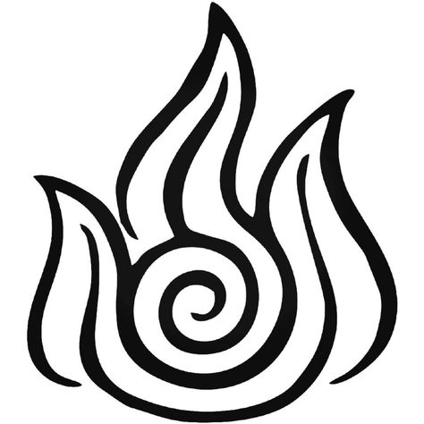 Avatar Fire Nation Symbol 1910 Sticker Avatar Fire Nation, Fire Nation Symbol, Avatar Nation, Crow Images, Wood Block Art, Symbols Tattoo, Avatar Tattoo, Elements Tattoo, Fire Tattoo