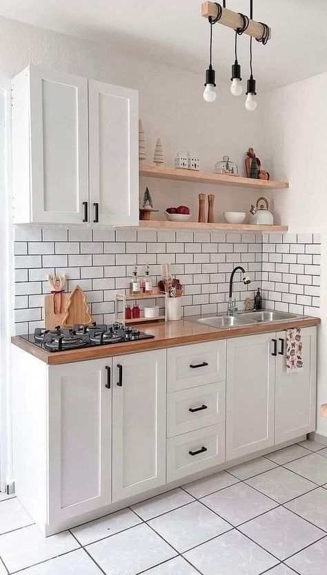 Garden Party Ideas, Home Office Designs, Model Dapur, Tiny Kitchen Design, Gardening Aesthetic, Desain Pantry, Small Apartment Kitchen, Floor Kitchen, Office Designs