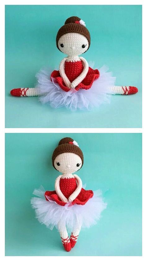 Ballerina Crochet Doll Free Pattern, Crochet Ballerina Doll Free Pattern, Agrumini Crochet, Amigurumi Ballerina, Crochet Ballerina, Doll Free Pattern, Doll Amigurumi Free Pattern, Free Amigurumi Crochet Patterns, Bear Beanie