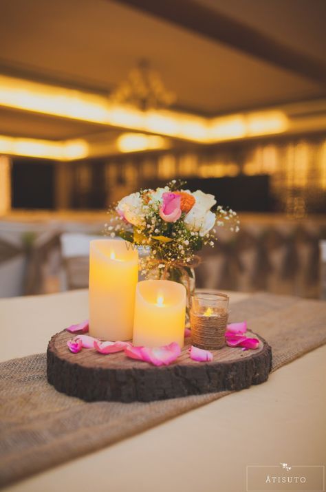 Floral Table Centrepiece Table Centre Pieces Wedding, Round Table Centerpieces Wedding, Indian Wedding Centerpieces, Round Table Centerpieces, Roka Ceremony, Centre Table Design, Wedding Table Decorations Centerpieces, Center Table Decor, Indian Wedding Gifts