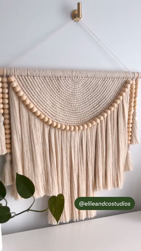 Buy beautiful art from Cheapwallarts.com. Macrame Wall Hanging Ideas, Simpul Makrame, Pola Macrame, Wall Hanging Ideas, Macrame Wall Hanging Tutorial, Macrame Wall Hanger, Macrame Plant Hanger Patterns, Boho Crafts Diy, Macrame Knots Pattern