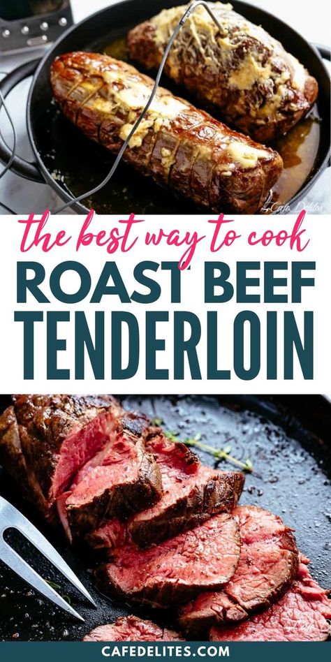 Beef Tenderloin In The Oven, Tenderloin In The Oven, Perfect Beef Tenderloin, Roast Beef Tenderloin, Roasted Beef Tenderloin, Beef Tenderloin Recipe, Whole Beef Tenderloin, Beef Tenderloin Recipes, Beef Tenderloin Roast