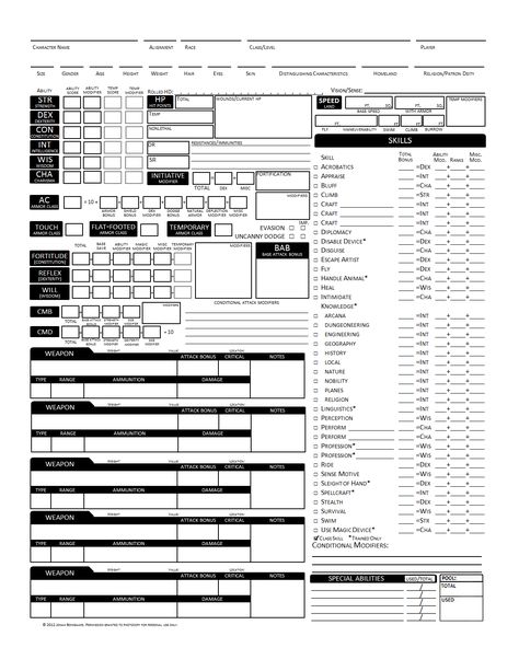 d20 Despot: Improved Character Sheet v2.0 Pathfinder Character Sheet, Dnd Character Sheet, Character Sheet Template, Adventure Party, Random Character, Character Group, Pathfinder Character, Character Personality, List Of Skills