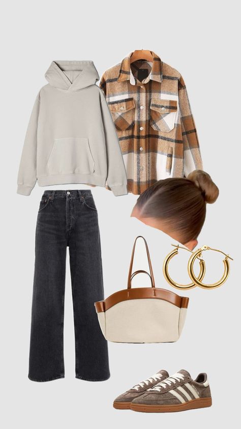 #fall #falloutfit #casual #casualoutfit #hairinspo #shoes #brownoutfit #hoodie #bag #collagestyle #teenage #teen #teenoutfitinspo Formal Outfit For Teens, Teenage Winter Outfits, Winter New York Outfits, Fall Party Outfit, Teen Fall Outfits, New York Outfits, Winter Outfits For Girls, Fall Outfits For School, Girls Fall Outfits