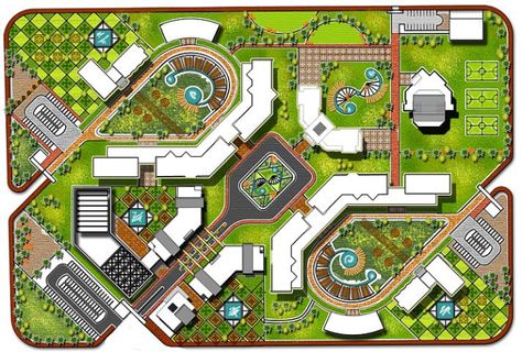 do your 2D architectural plan and presentation by Photoshop Cluster Planning Architecture, Group Housing Site Plan, Restaurant Landscape Design, Park Floor Plan, Community Park Design, Plan Concept Architecture, Site Plan Rendering, Parking Plan, Site Development Plan