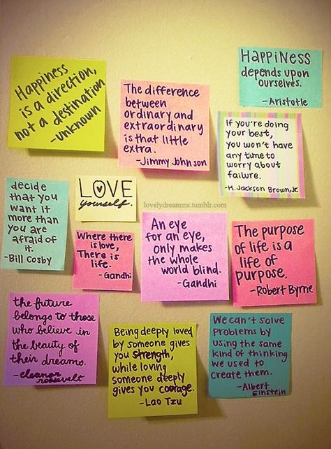 sticky note quotes :) Reminds me of my sister Candace she always has post its around with quotes and things on them! Best Quotes Images, E Card, Post It Notes, Quotable Quotes, Wall Quotes, Sticky Notes, Famous Quotes, Post It, Cute Quotes