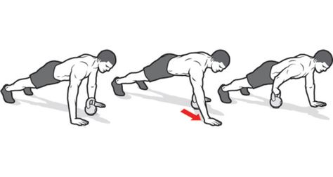 Plank Crawl, Kettle Ball, Straight Leg Deadlift, Full Body Kettlebell Workout, Diy Home Gym, Kettlebell Swings, Rowing Machine, Kettlebell Workout, Mens Health