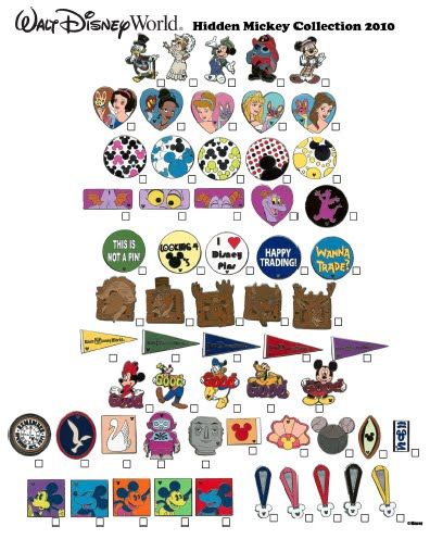 hidden mickey full collections | ... COLLECTIBLES: Hidden Mickey lanyard collections for 2010 announced Disney Reveal, Disney Pins Sets, Disney Pins Trading, Disneyland Pins, Disney Pin Collections, Enchanted Disney, Hidden Mickey, Pin Trading, Disney Trading Pins