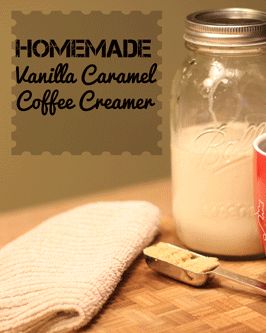 Homemade Vanilla Caramel Coffee Creamer - this is fabulous... Added some salt for slated caramel flavor. Creamer Homemade, Caramel Coffee Creamer, Diy Coffee Creamer, Diy Vanilla, Vanilla Coffee Creamer, Homemade Coffee Creamer, Coffee Creamers, Coffee Creamer Recipe, Creamer Recipe