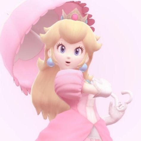 Peach Pfp Mario, Princess Peach Wallpaper Aesthetic, Princess Peach Pfp, Princess Peach Wallpaper, Princess Peach Icons, Princess Peach Icon, Random Widgets, Harmonie Mario, Mario Princesses