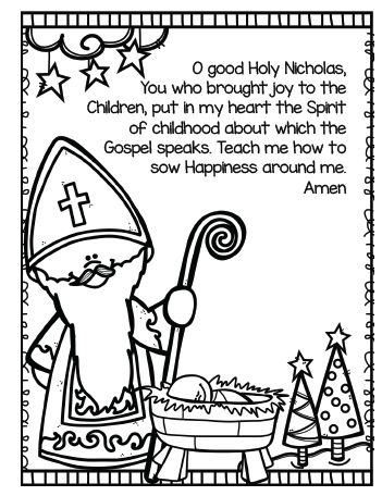 Prayer Card to Print ::: St. Nicholas Center Feast Of Saint Nicholas, Prayer Cards Printable, Catholic Holidays, Saints For Kids, Advent Crafts, Catholic Christmas, St Nicholas Day, Bible Verse Coloring, Barbie Coloring Pages