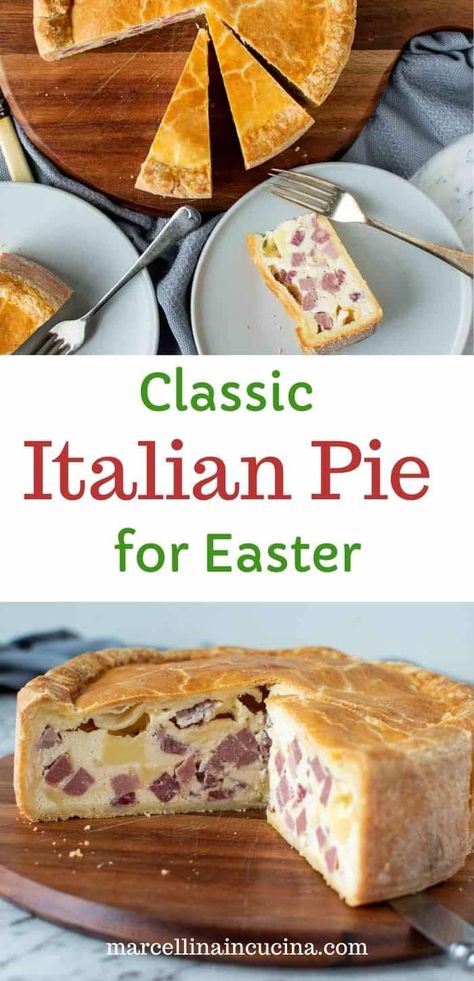 Pizzagaina Recipe, Italian Easter Recipes, Italian Easter Pie, Easter Pie, Pizza Rustica, Italian Easter, Easter Dishes, Easter Breakfast, Italian Meats