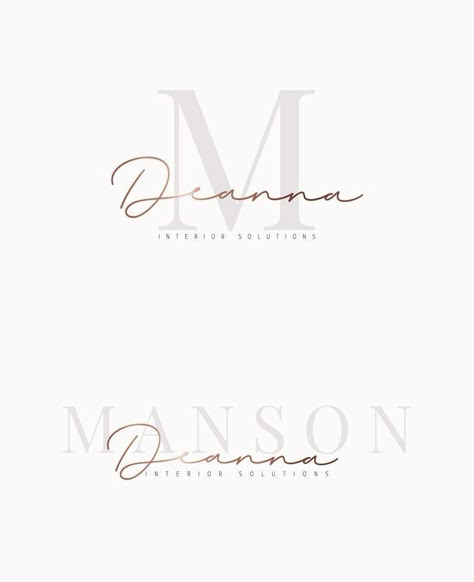 Branding Feminine, What Is Fashion Designing, Personal Logo Design, Inspiration Logo Design, Signature Logo Design, Interior Designer Logo, Restaurant Logo, Blog Logo, Feminine Logo