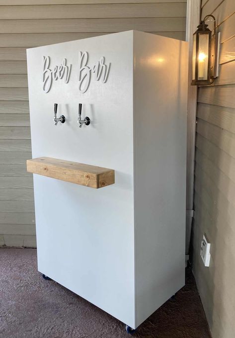 uptown-side-wh Wedding Beer Wall, Diy Beer Bar Wedding, Beer Wall Wedding, Beer Tap Wall, Wedding Keg, Company Event Ideas, Wedding Bar Diy, Wedding Mobile Bar, Beer Bar Wedding