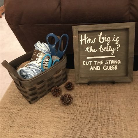 Guess how big the moms belly is baby shower game How Big Is Moms Belly Game, Gender Reveal Party Food, Girl Shower Decorations, Mickey Mouse Baby Shower, Mom Belly, Baby Bumper, Disney Baby Shower, Baby Shower Bbq