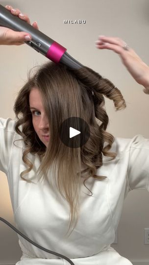 Styling DRY HAIR with Dyson Airwrap | Milabu | Milabu · Original audio Dyson Airwrap, Natural Hair Journey, Hair Journey, Dry Hair, How To Use, Natural Hair Styles, Healthy Recipes, Audio, Hair