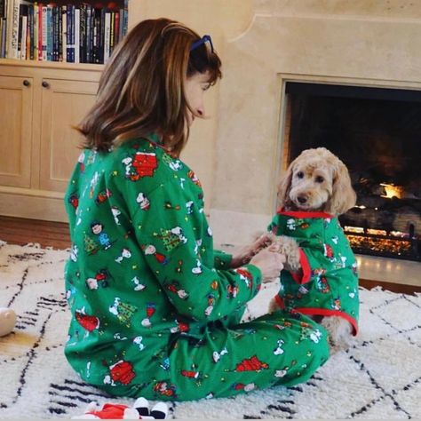 Christmas Pjs For Dogs, Matching Christmas Pajamas With Dog, Dog Christmas Pajamas, Pajamas For Christmas, Dog Pjs, Dog Match, Cute Dog Clothes, Gifts For Dogs, Matching Christmas Pajamas