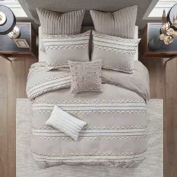 Shop Target for Full/Queen Comforters you will love at great low prices. Free shipping on orders of $35+ or same-day pick-up in store. Cotton Comforter Set, Farmhouse Remodel, Unique Farmhouse, Bedroom Remodel, Comforter Bedding Sets, Bedroom Color, Bedroom Space, Master Bed, Organic Cotton Duvet Cover