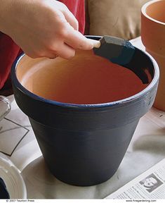 Paint Clay Pots, Painting Clay Pots, Gardening Painting, Paint Clay, Painting Clay, Terra Cotta Pot Crafts Diy, Clay Pot Projects, Flower Pot People, Clay Pot People