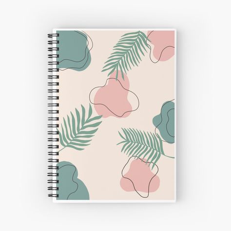 Get my art printed on awesome products. Support me at Redbubble #RBandME: https://www.redbubble.com/i/notebook/Abstract-Boho-Leaves-by-siennaknox/100837548.WX3NH?asc=u Boho Drawing, Front Page Design, Boho Leaves, Boho Painting, Spiral Notebook Covers, Red Bubble, Notebook Design, Boho Art, Office Home