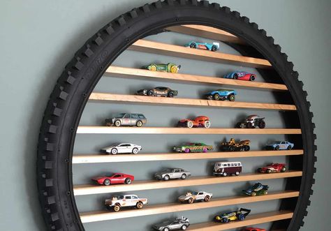 Genius Shoe Hanging Rack for Messy Kids (and Adults) Hot Wheels Shelf, Hot Wheels Cars Display, Matchbox Cars Display, Toy Car Display, Hot Wheels Storage, Toy Car Storage, Tire Storage, Hot Wheels Display, Car Display